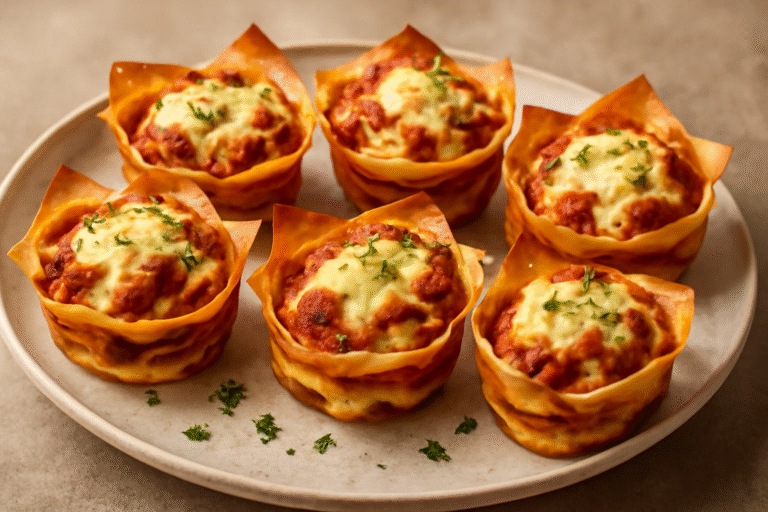 Mini Lasagna Cups