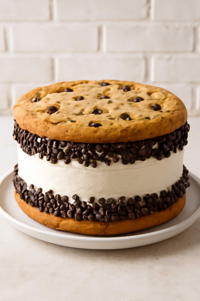 Giant Chipwich Ice Cream Cake